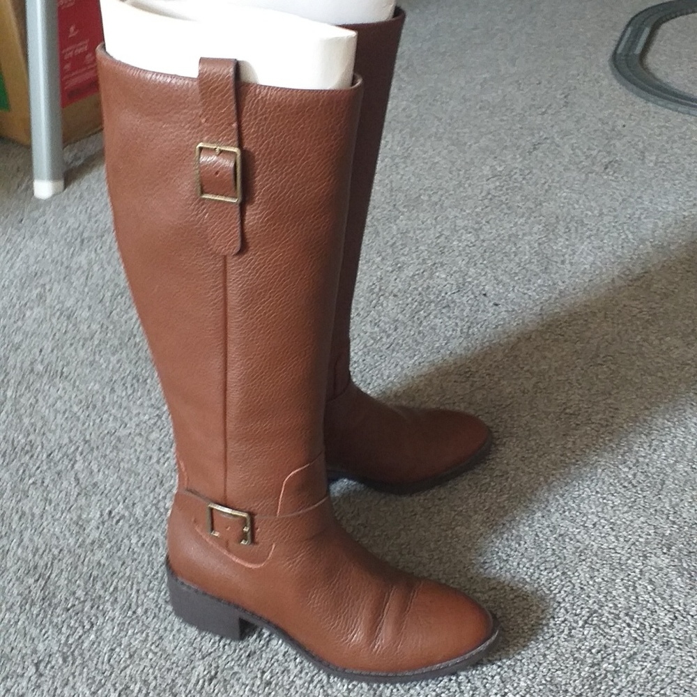 Cole Haan Leather Kenmare Riding Boots